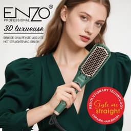 فرشاة تمليس الشعر السيراميكenzo  7